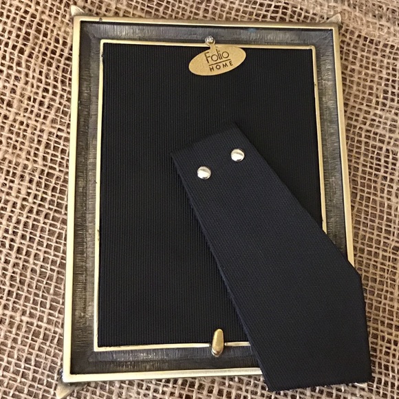 Folio Enameled Photo frame with stone and gold embellishments - Picture 4 of 4